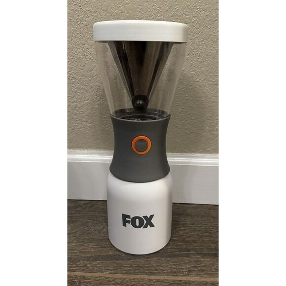 FOX x Asobu Coldbrew Portable Coffee Maker w/Vacuum Insulated Portable Brewer‎ - Picture 1 of 5
